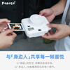 POPOTO instant camera, one-time imaging camera, birthday gift for girlfriend, student party selfie, portable travel, cream white stand-alone