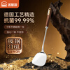Shuwushuo 316L stainless steel spatula thickened one-piece pole steel cooking spatula ebony handle iron pot special spatula anti-scalding