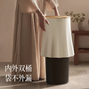 Shuangyi Living Room Trash Can for Home Bedroom and Bathroom Japanese Simple Creative Children's Anti-Kick and Anti-Pet Trash Can with Cover Pearl White - Super Good Look - 10L