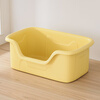 Wang Yejun cat litter box extra large open-top heightened fence anti-splash into a kitten toilet extra large cat poop box