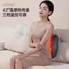 Oaks cervical spine massager, waist massager, massage pillow, neck, shoulder, neck, waist and back massager, cushion, neck leg, whole body instrument, annual party, birthday gift for mother, men and women, charging model top with gray color, whole body use, gift to parents, elders, male and female friends