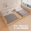 Qiuye Zhuifeng solid wood tatami children's bed second child family bed parent-child bed small apartment splicing large bed small bed widened platform combination 2 1.2 meters + 1.5 meters + matching thick mattress 2 urban area delivery