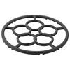 Xincong Gas Stove Bracket Windproof Flame Concentrator Gas Stove Cast Iron Cover Anti-slip Pot Rack Stove Top Support Stove Top Bracket Inner Garden Style 1 Pack Cast Steel Material is More Durable