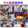Fire blanket fire-fighting special home kitchen 1 meter 1.5 meters 1.8 meters 2 meters silicone fiberglass certified fire blanket 1 meter * 1 meter _ extra thick _ _ + hook + gloves