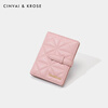 CinvaiKrose light luxury small c&k thin and compact wallet for women 2025 new multi-card slot ID bag hand wallet birthday gift pink-CK wallet gift for girlfriend and wife