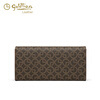 GOLDLION G+ goldlilai wallet women's 2025 new fashion versatile simple niche design long multi-card slot zipper card holder brown