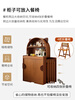 Xiao Mu Wu cabin new small apartment telescopic folding dining table and sideboard integrated mid-century style solid wood dining table and chair combination one table and two chairs (#80 chair)