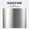 GNF trash can stainless steel round lidless direct throw small anti-fingerprint inside and outside double barrel indoor bathroom kitchen bedroom living room commercial office office building hotel catering community property 6L sand silver steel mini all-steel cover SF6-Y01