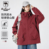 Western Camel (VANCAMEL) Jacket Men's Youth Windproof and Waterproof Unisex Mountaineering Outdoor Couple Jacket Vermilion Red S