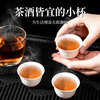 Shouli High Temperature Resistant Disposable Kung Fu Tea Cup with Storage Cup Holder for Home Office Hospitality Rice Husk Tea Cup Rice Hull Tea Cup 8 packs (400 pieces) 1 piece No specifications