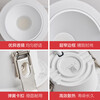 OPPLE high color rendering aluminum LED downlight ceiling light living room ceiling light Mingxuan II downlight 7W three-speed dimming 55 beam angle anti-glare design