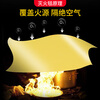 Environmental protection fire blanket fire blanket fire blanket home kitchen fire blanket emergency flame retardant insulation 1*1m silicone fire blanket