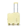 Walker Shop children's suitcase boarding case 2025 new rideable trolley case for boys and girls travel artifact password suitcase lemon yellow 20 inches boarding case