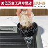 Ye Yu Feiyu Waterfall Sink 304 Stainless Steel Honeycomb Kitchen Single Slot Vegetable Washing Household Dish Sink Thickened 5.0 Knife Rest Embossed Waterfall X Left Drainage 6845