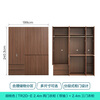 Lin's home large wardrobe bedroom home medieval style finished hanging wardrobe segmented to the top 2025 new TR2D