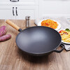 Old-fashioned thickened cast iron wok, uncoated, healthy and durable, traditional craft wood-fired gas concave induction cooker, universal 32CM household wok