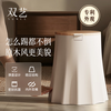 Shuangyi Living Room Trash Can for Home Bedroom and Bathroom Japanese Simple Creative Children's Anti-Kick and Anti-Pet Trash Can with Cover Pearl White - Super Good Look - 10L