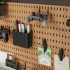 Vinoa universal color perforated board black accessories punch-free clip gaming room perforated board hook storage box basket black D hook