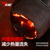 TKNE autumn and winter motorcycle gloves waterproof and warm carbon fiber anti-fall KP2/black waterproof and warm M