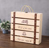 Zhe series red wine box four-piece red wine box four-piece red wine packaging four wine wooden boxes red wine wooden box gift box four retro styles