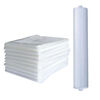 Thickened plastic cloth for household dust-proof window insulation and waterproof highly transparent white anti-aging plastic film 10S anti-aging white film 2 meters wide and 2 meters long