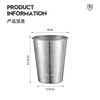 IMOGY pure titanium insulated cup for men and women high-end holiday gift home portable tea cup high-value beer coffee cup