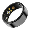 Lenovo smart ring, multi-functional sports monitoring, sleep tracking, heart rate and blood oxygen intelligent detection, 5ATM sports waterproof, swimming and diving, wearable remote control, photo taking, long battery life, black size 10