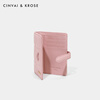 CinvaiKrose light luxury small c&k thin and compact wallet for women 2025 new multi-card slot ID bag hand wallet birthday gift pink-CK wallet gift for girlfriend and wife