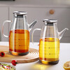 Centennial Zhenghe oil bottle household oil bottle kitchen anti-leak spout does not hang oil glass sesame oil jar vinegar soy sauce seasoning pot