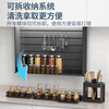 Huili's customized electric lifting basket kitchen wall cabinet lifting seasoning basket intelligent voice cabinet automatic vertical pull-down adjustment A type 350 cabinet lighting/voice/touch/anti-multi-layer electric lifting