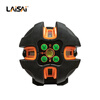Yunqi Glesser laser level anti-fall green light five-line high-precision strong light thin line 625 leveling meter official LSG625SPD green light five-line anti-fall standard