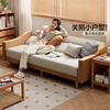 Quanyou Home Sofa Bed Nordic Simple Furniture Technology Fabric Sofa Three-Place Foldable Two-Purpose Recliner Sofa Bed