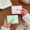 Chajin 2025 New Tri-fold Wallet Women's Short Korean Style Fresh Student Wallet Cute Cartoon Card Holder Coin Purse Tri-fold Wallet - Pink
