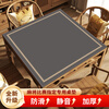 Benzhi mahjong tablecloth thickened sound-absorbing square non-slip wear-resistant chess and card table mat room poker room special egg-beating table mat Shunxinruyi-Coffee color newly upgraded pro model 80*80cm mute effect doubled