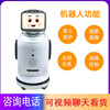 O.IJU Xiaobao robot home preschool education companion service Daling Xiaobao new voice intelligent robot high-tech multi-functional commercial welcome kindergarten conversation and chat white with projection
