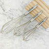 Carole 316 stainless steel bold commercial manual egg beater 16 lines egg whipping cream beater mixer baking tools ordinary grade stainless steel 430 models 5 inches approximately (the total length of 15 cm is too small)