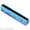Early education musical instrument prizes kindergarten harmonica 16 holes small children's enlightenment music gift harmonica fruit style 2 pieces