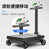 Electronic scale commercial wheeled folding 500kg scale weighing 300kg electronic scale 600 floor scale counting platform scale 300kg dual display black characters three holes charging 40*50