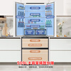 Rongsheng 509L French multi-door refrigerator dual system dual cycle first-level energy efficiency air-cooled frost-free energy-saving frequency conversion large capacity trade-in BCD-509WD18MP white national subsidy