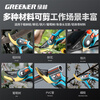 GREENER gardening scissors, special scissors for cutting branches, floral scissors, household garden fruit tree pruning scissors, two-color handle