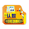 Sunshine Baby Baby Enlightenment Cognitive Book Picture Book Little Car Fan Early Education Flip Card to Recognize Counts 0-3 Years Old Infants and Toddlers Cognitive Cards to See Pictures and Recognize Numbers Thickened Board Book Children Cannot Tear Flip Book