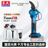 Dongcheng electric pruning scissors for cutting branches and fruit trees rechargeable pruning scissors special lithium battery garden pruning scissors Dongcheng DCYD35 2 batteries 2.0Ah official standard