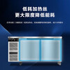 Haier Freezer Commercial Preservation Workbench Frozen Kitchen Catering Refrigerator Beef and Mutton Quick Freezer Operating Table Back Kitchen Water Bar Stainless Steel Freezer Sea Breeze Deluxe Model True Air Cooling Frost-free First Class Energy Efficiency Full Refrigeration 1.8 Meters