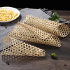 Quanshi Zhuda net bamboo steaming mat bamboo bamboo mat anti-stick pot bottom stewed fish anti-paste artifact hexagonal bamboo grate 9 up to 10 pieces