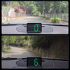 Smart HUD Head-Up Display Car Beidou GPS Vehicle Speed Display New Energy Multi-Function Instrument HD Head-Up X1 Green KM/H