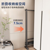 Stable clothes hanger floor-standing clothes hanger bedroom coat rack aluminum alloy storage rack balcony living room clothes drying rack