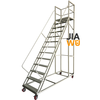 Yingtang warehouse aerial vehicle supermarket shelf tally loading platform ladder movable step ladder injection molding machine loading ladder platform 4.0 meters above the ground 1.0 meters wide gray