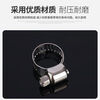 An Junsheng water pipe clamp pipe clamp hose lock screw hose clamp gas 4-point six-point pipe fastening accessories joint buckle screw type small hose clamp size 9-18 mm quantity five pack
