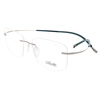 Silhouette myopia glasses frames for men and women high-tech titanium glasses frames hand-made rimless optical frames 5299 54mm