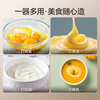 Magic kitchen semi-automatic egg beater manual household handheld egg beater press egg beater small mixer cream whipper